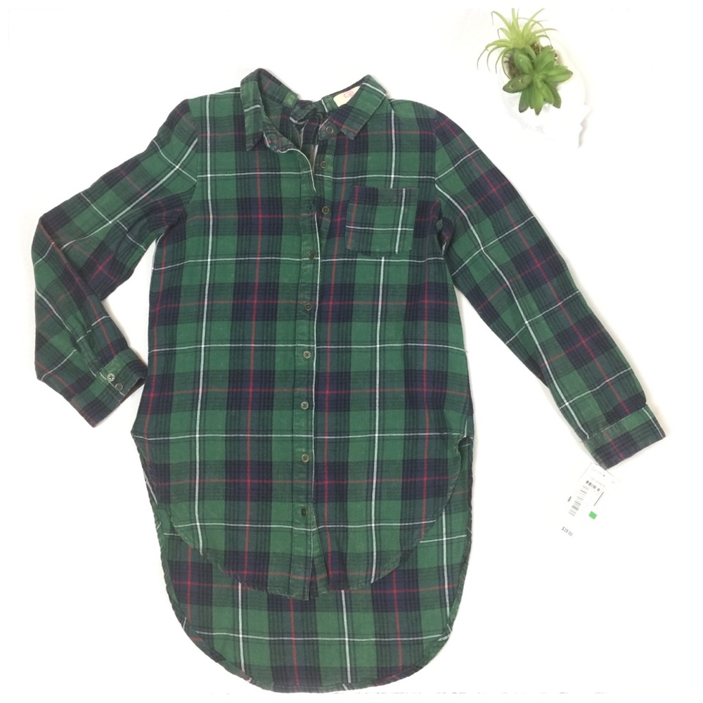 🔥SALE NWT GB GIRLS PLAID SHIRT